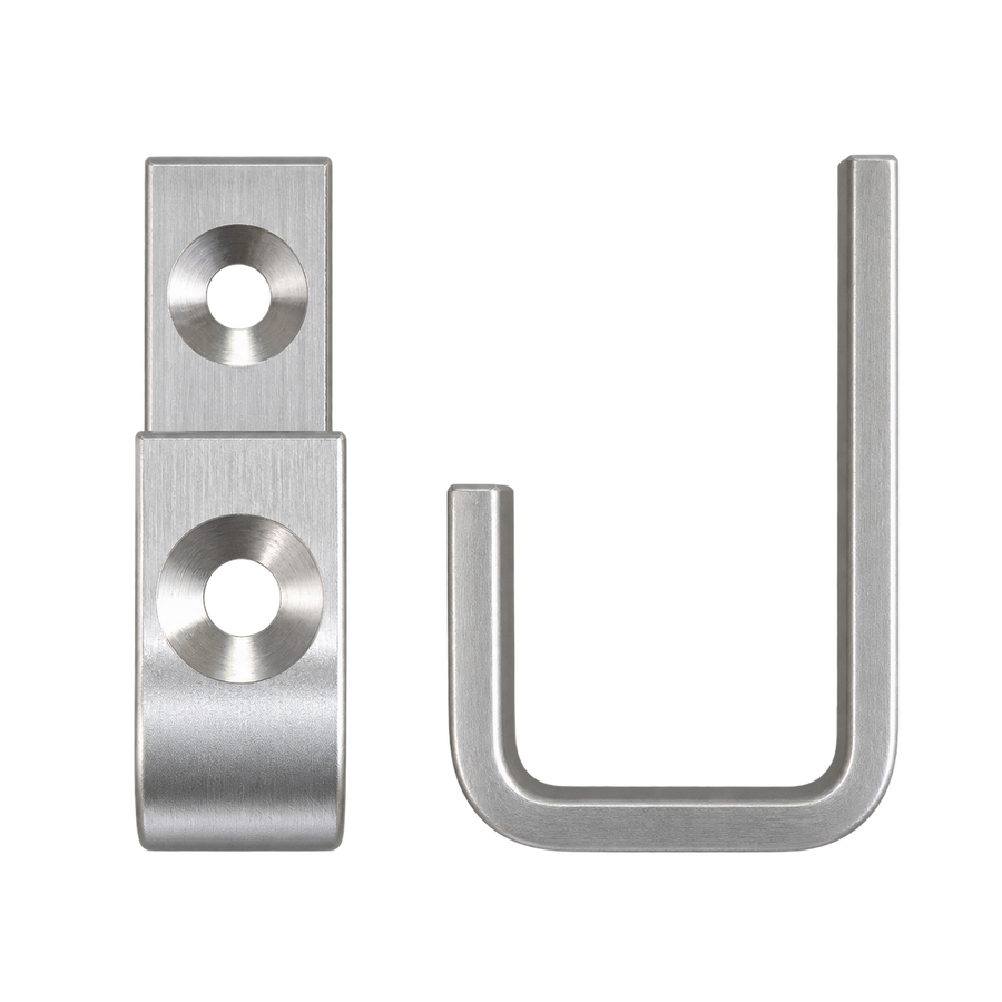 Aluminium Roman blind J bracket components
