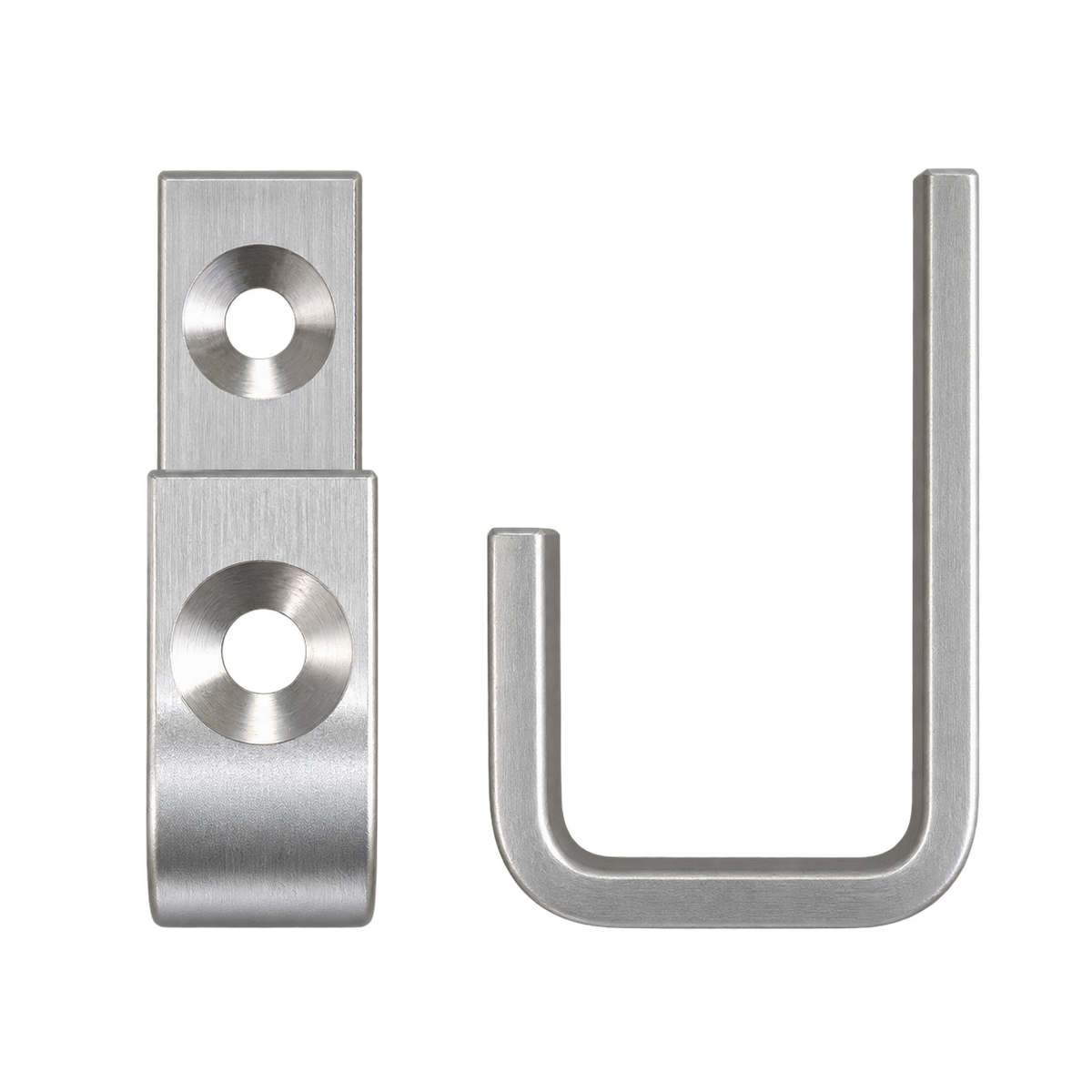Aluminium Roman blind J bracket components
